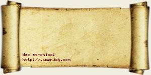 Isidora Staničić vizit kartica